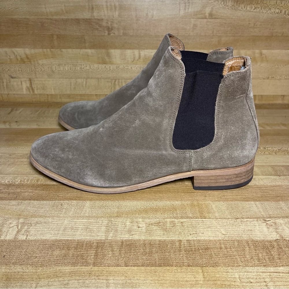 Shoe The Bear‎ Suede Chelsea Boots Size 46 US 12 Men’s Tan Khaki Dress Boots